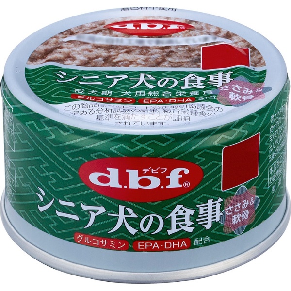 デビフ シニア犬の食事 ささみ&軟骨 85gのパッケージ